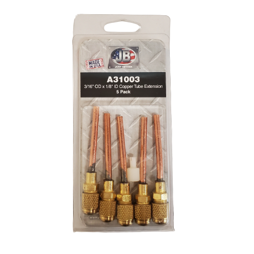 TUBE EXTENSION 3/16 PACK OF 5